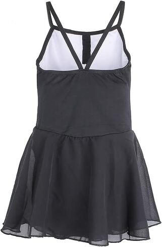 Girls Sleeves Ballet Leotard Gymnastic Ballerina Dance Skirt in Saudi Arabia