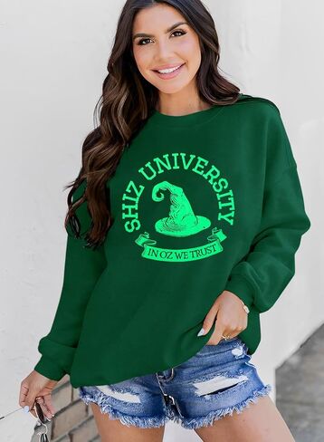 FAYALEQ Thanksgiving Sweatshirt Women Funny Thankful Turkey Shirt Thanksgiving University Shirt Long Sleeve Tops in Kuwait