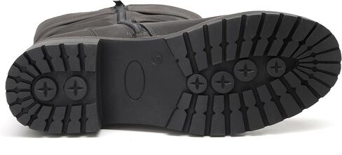 أحذية DECARSDZ النسائية لمنتصف الساق، أحذية كلاسيكية مريحة لراكبي الدراجات النارية لركوب الدراجات النارية بكعب منخفض in Kuwait