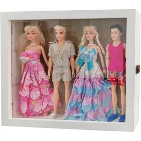 Extra Deep Shadow Box Display Box, Clothing Display Box, Costume Designer Small Model Display Box, Bouquet, Souvenir Shadow Box (Black Deep 5in)