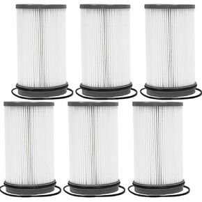 6PCS DDER61709 R61709 Fuel Filter Water Separator Element Fits for DD13 DD15 DD16 Diesel Engine Replaces OE# FS20176 R61709 DDER61709 PF46235 RAIR61709 For Detroit 03-40538-009 Housing