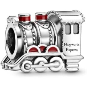 S925 Sterling Silver HARRY POTTER Hogwarts Express Charm or Bead for Pandora Style Bracelet Bangle