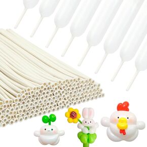 100pcs 260Q Mixed color Long Balloons DIY Animal Modeling Balloons Thickening Latex Twisting Balloons for tying balloons garland and Birthday Wedding Christmas Festival Party Decoration.