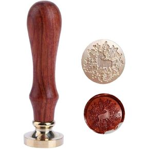 Rabbit Wax Seal Stamp, Sunsoar Animal Brass Head with Rosewood Handle Removable Sealing Stamp for Wedding Invitations Envelope Wine Packages Art Craft Decor
