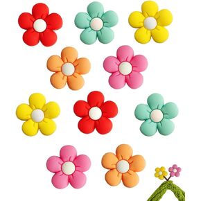 10 قطع من سدادات إبرة الحياكة - 5 قطع من واقيات نقاط إبرة الزهور الملونة - سدادات غرز من السيليكون، ملحقات الحياكة، هدايا الحياكة in Kuwait