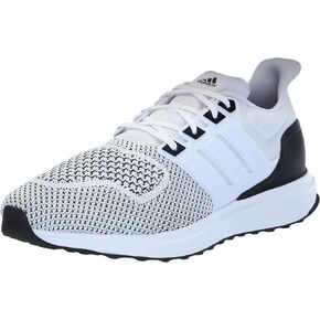 adidas Men's UBounce DNA Sneaker, White/White/Black, 12.5