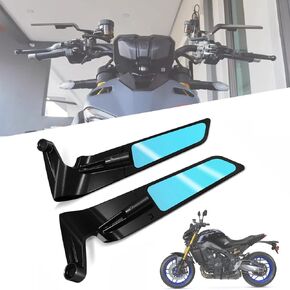 For MT-09 MT09 2020-2023 MT 09 SP 2021-2023 MT-07 MT07 MT 07 2021 2022 New Motorcycle Accessories Mirrors Black Wind Wing Adjustable Rotating Rearview Mirror