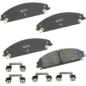 Bendix Premium SBC1058 Ceramic Front Brake Pads for Chrysler 200 2014-2013, 300 2018-2005, Dodge Avenger 2014-2013, Caliber 2009-2008, Challenger 2018-2009, Charger 2018-2006, Magnum 2008-2005