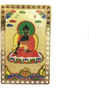 DMtse Feng Shui Medicine Buddha Health Talisman Card