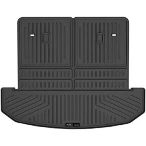 Husky Liners Weatherbeater Cargo Liner | Fits 2021-2024 Kia Sorento (Excludes Hybrid) Folds Up & Down w/3rd Row Seats | Cargo, 1-pc Black - 25841