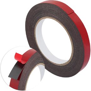 16.40Ft Automotive Tape Stick Car Emblems,Waterproof Automotive Double Sided Tape for Exterior Car Trim Adhesive,Universal Strong Auto Trim Adhesive Fit Door Panels,Car Mirrors