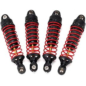 Traxxas 7665 Shocks, GTR Hard-Anodized Aluminum with Tin Shafts (4)