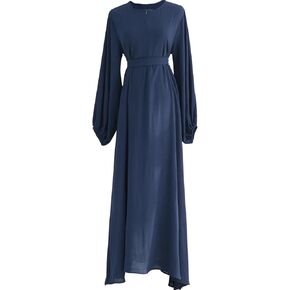 Jazvano Women Classic Abaya Dress Eid Prayer Clothes Dubai Women Robe Islamic Salah Muslim Robe Soft Jilbab