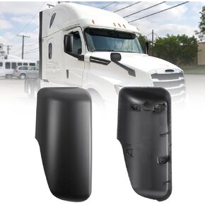 Door Mirror for FREIGHTLINER CASCADIA, Heated & Motorized Door Mirror Assembly for FREIGHTLINER CASCADIA 2018+ (Painting (Black), Right)