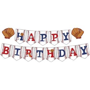 Baseball Birthday Banner Birthday Party Decorations，Boys Kids Teens Large Sport Themed Birthday Banner for Christmas Holiday Baseball Birthday Party Supplies Decorations Baseball Party Decorations Baseball Happy Birthday Banner Party Supplies in Saudi Arabia