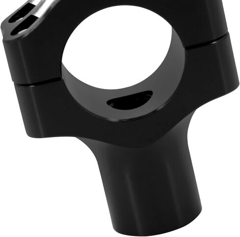 Motorcycle 1.25" Handlebar Riser Clamp Fit For Harley Softail Sportster XL Dyna Touring Road King (Black) in Saudi Arabia