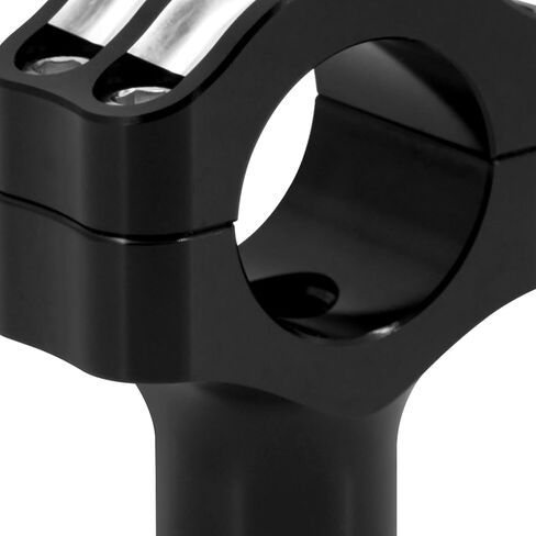 Motorcycle 1.25" Handlebar Riser Clamp Fit For Harley Softail Sportster XL Dyna Touring Road King (Black) in Saudi Arabia