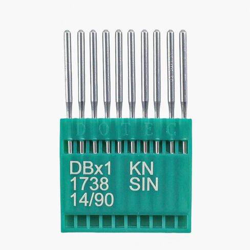 Blooy - DBX1 Standard Needles for Industrial Lockstitch Sewing Machines DB*1,16x257, 1738A (Pack of 100 PCS) (Size 14/90) in Saudi Arabia