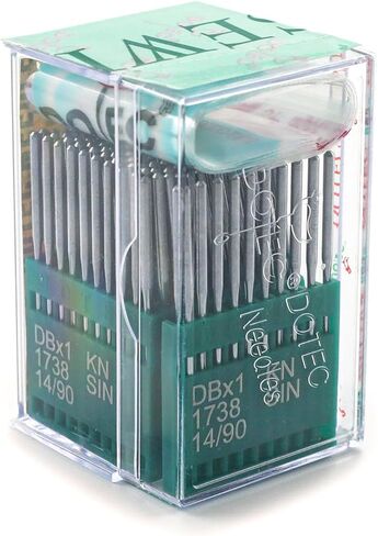Blooy - DBX1 Standard Needles for Industrial Lockstitch Sewing Machines DB*1,16x257, 1738A (Pack of 100 PCS) (Size 14/90) in Saudi Arabia