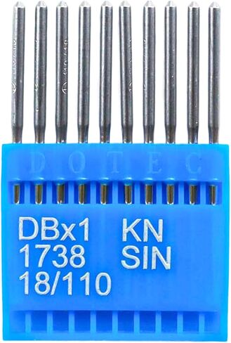 Blooy - DBX1 Standard Needles for Industrial Lockstitch Sewing Machines DB*1,16x257, 1738A (Pack of 100 PCS) (Size 14/90) in Saudi Arabia