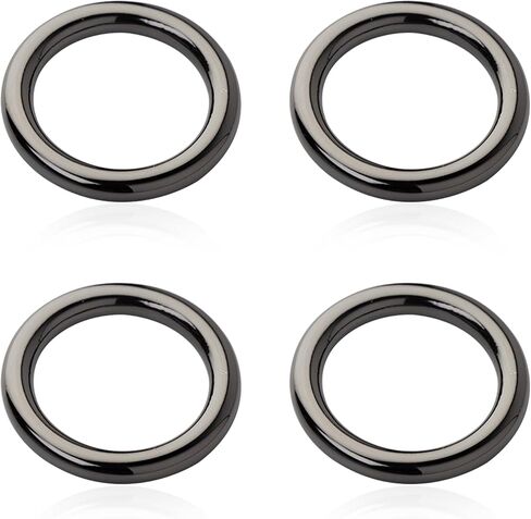 Foycow 4pcs O-Ring Circle Loop Buckle for Purse Bag Brass 1.25inch in Saudi Arabia