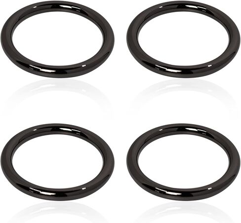 Foycow 4pcs O-Ring Circle Loop Buckle for Purse Bag Brass 1.25inch in Saudi Arabia