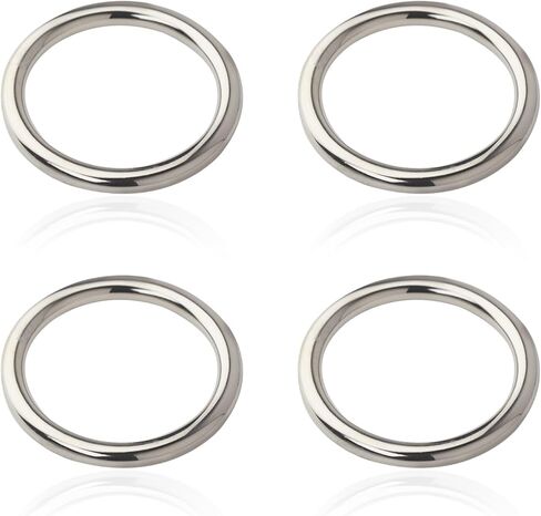 Foycow 4pcs O-Ring Circle Loop Buckle for Purse Bag Brass 1.25inch in Saudi Arabia