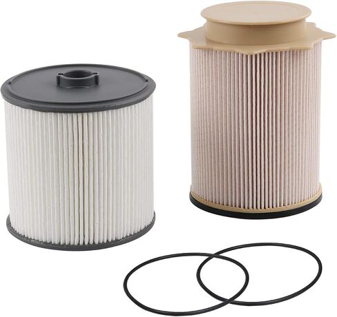 6.7 Cummins Fuel Filter Water Separator Set Compatible with 2019 2020 2021 2022 Ram 2500 3500 4500 5500 Diesel Turbo Engines, Replace 68157291AA 68436631AA in Saudi Arabia