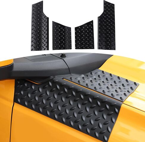 RT-TCZ for Bronco Body Armor Hood Protector Compatible with Ford Bronco 2021 2022 2023 Black Exterior Accessories 4pcs (Not for Sport) in Saudi Arabia