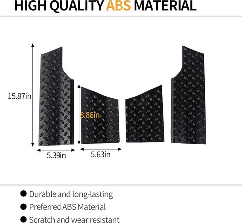 RT-TCZ for Bronco Body Armor Hood Protector Compatible with Ford Bronco 2021 2022 2023 Black Exterior Accessories 4pcs (Not for Sport) in Saudi Arabia