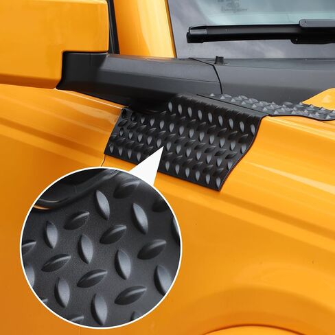 RT-TCZ for Bronco Body Armor Hood Protector Compatible with Ford Bronco 2021 2022 2023 Black Exterior Accessories 4pcs (Not for Sport) in Saudi Arabia
