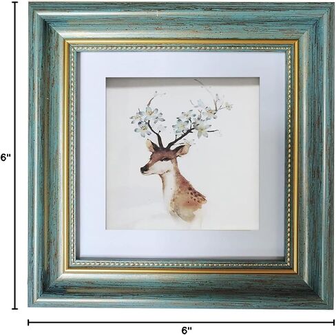 إطار صورة FRAMEWOLD مقاس 4×4، إطار صورة بني اللون، يتم تثبيته على الحائط. لوحة زجاجية (وليس زجاج). نصائح: يرجى تقشير الطبقة الواقية للوحة، الكلمات الموجودة على الفيلم تؤثر على الاستخدام. in Kuwait