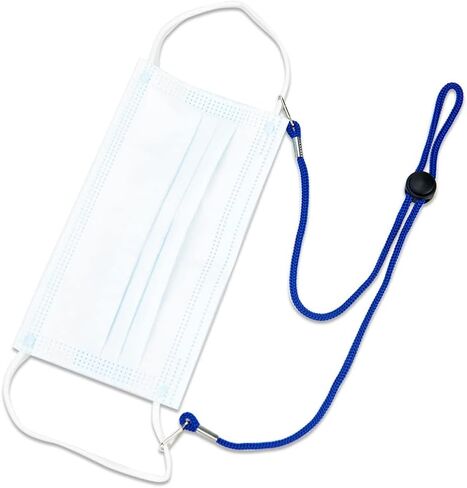 14 Pack Adjustable Length Face Mask Lanyard with Clips, Safety Mask Holder, Ear Saver Suitable for Kids Adults Women Men in Saudi Arabia