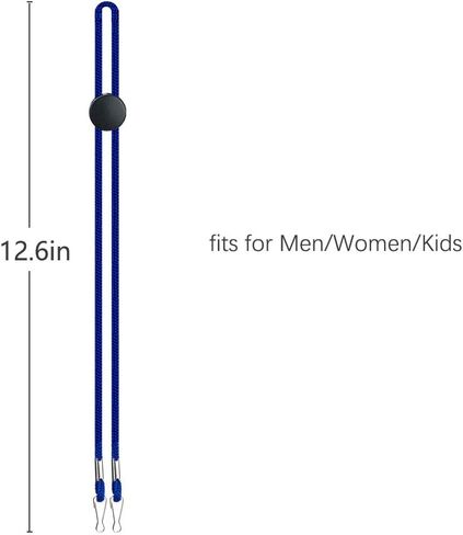 14 Pack Adjustable Length Face Mask Lanyard with Clips, Safety Mask Holder, Ear Saver Suitable for Kids Adults Women Men in Saudi Arabia