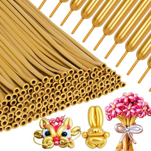 100pcs 260Q Mixed color Long Balloons DIY Animal Modeling Balloons Thickening Latex Twisting Balloons for tying balloons garland and Birthday Wedding Christmas Festival Party Decoration. in Saudi Arabia