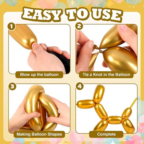 100pcs 260Q Mixed color Long Balloons DIY Animal Modeling Balloons Thickening Latex Twisting Balloons for tying balloons garland and Birthday Wedding Christmas Festival Party Decoration. in Saudi Arabia