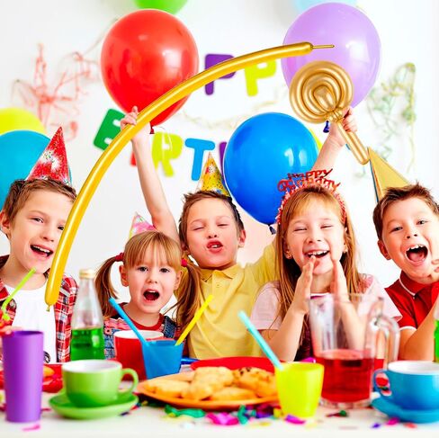 100pcs 260Q Mixed color Long Balloons DIY Animal Modeling Balloons Thickening Latex Twisting Balloons for tying balloons garland and Birthday Wedding Christmas Festival Party Decoration. in Saudi Arabia