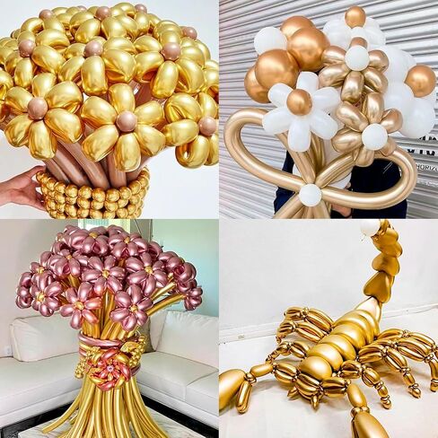 100pcs 260Q Mixed color Long Balloons DIY Animal Modeling Balloons Thickening Latex Twisting Balloons for tying balloons garland and Birthday Wedding Christmas Festival Party Decoration. in Saudi Arabia