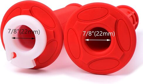 7/8" 22mm Twist Throttle Accelerator Soft Rubble Handle Grip Cable kit for 50cc 90cc 110cc 125cc 4-Stroke SSR Coolster Apollo CRF50 Roketa Pit Bike Dirt Bike Mini Bike ATV Quad Pocket Bike in Saudi Arabia