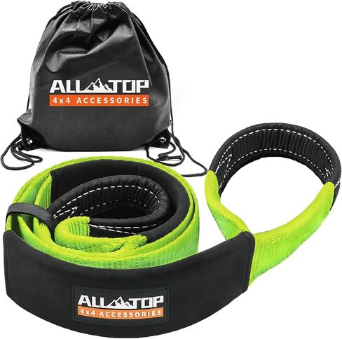 ALL-TOP Tree Saver Strap 3in x 8ft Certified 36000Lbs Break Strength, Emergency Recovery Tow Strap Winch Extension Rope with Oversize Carry Bag in Saudi Arabia