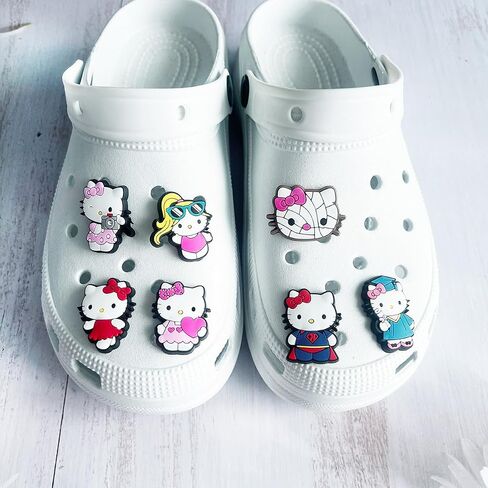 7/8/9/12/28Pcs Cartoon Animal Shoes Charms for Shoe Decoration Accessories-Waterproof PVC Material,DIY Shoes Decoration in Saudi Arabia