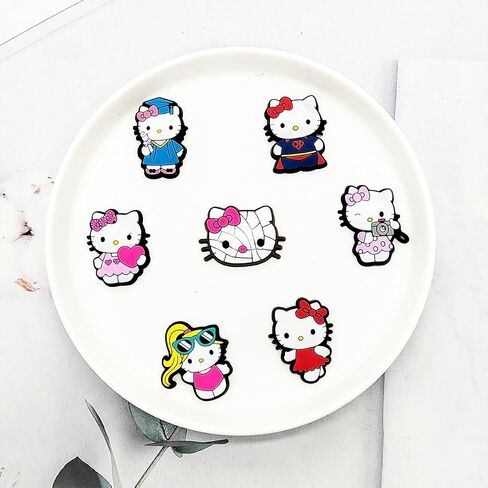 7/8/9/12/28Pcs Cartoon Animal Shoes Charms for Shoe Decoration Accessories-Waterproof PVC Material,DIY Shoes Decoration in Saudi Arabia