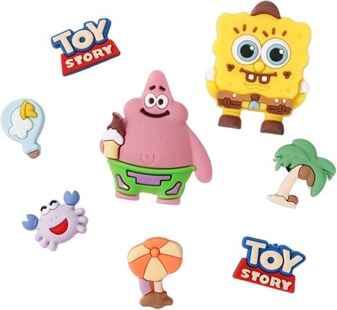 7/8/9/12/28Pcs Cartoon Animal Shoes Charms for Shoe Decoration Accessories-Waterproof PVC Material,DIY Shoes Decoration in Saudi Arabia
