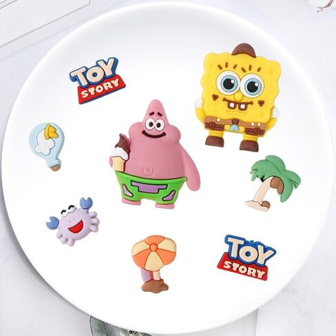 7/8/9/12/28Pcs Cartoon Animal Shoes Charms for Shoe Decoration Accessories-Waterproof PVC Material,DIY Shoes Decoration in Saudi Arabia