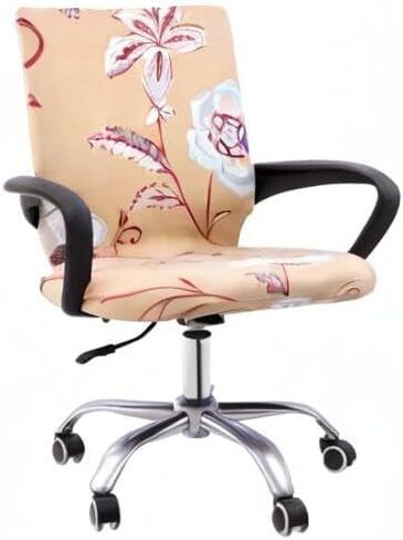 Office Chair Cover,Computer Ergonomic Chair Slipcover, Mid Back Chair Covers (Chair not Included) (Style 14) in Kuwait