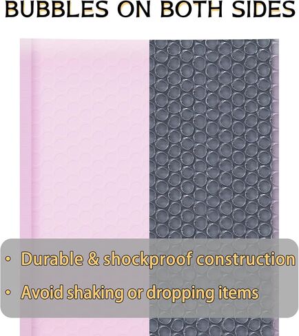 50 حزمة من رسائل البريد الفقاعية - مغلفات شحن مقاس 6 × 9 بوصة - أكياس تغليف مقاومة للماء وأظرف مبطنة للأعمال الصغيرة والمجوهرات ومستلزمات المكياج - ختم ذاتي غير شفاف (أزرق مخضر، 6 × 9 بوصة (#0)) in Kuwait