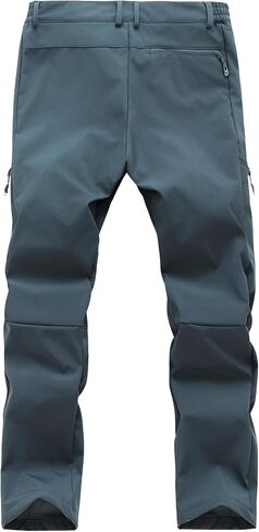 Gash Hao Mens Waterproof Ski Snow Pants Hiking Softshell Cargo Fleece Lined Warm Insulated Outdoor Fishing Pants in Kuwait