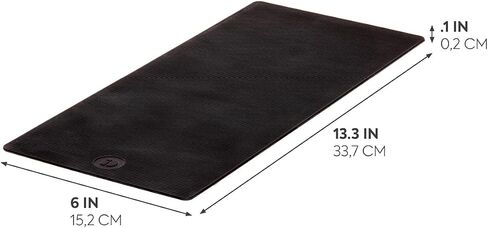 iDesign The Sarah Tanno Collection Heat-Resistant Silicone Mat for Cosmetic Drawer Organizers, Black in Saudi Arabia