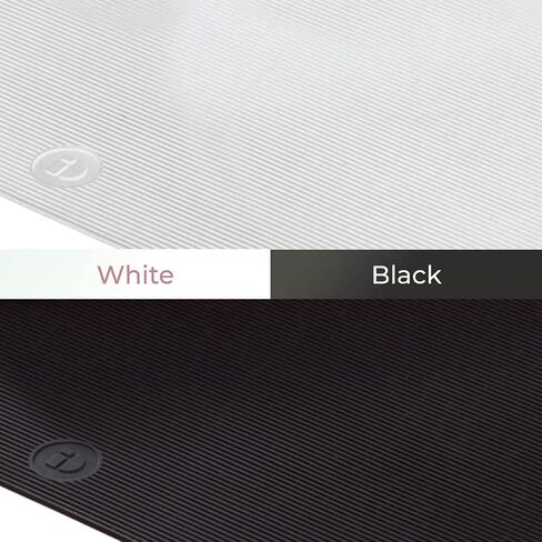iDesign The Sarah Tanno Collection Heat-Resistant Silicone Mat for Cosmetic Drawer Organizers, Black in Saudi Arabia