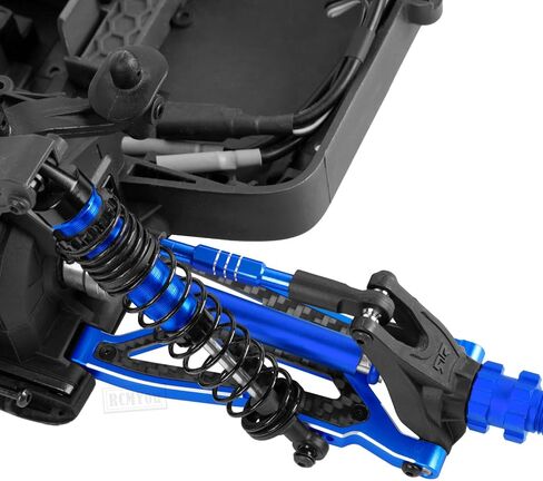 RC Suspension Arms A Arms Upgrades Part for 1/8 Typhon 3S BLX,1/10 Big Rock 3S BLX V3,Aluminum Front Rear Suspension A-Arms Hops up,Pink in Saudi Arabia